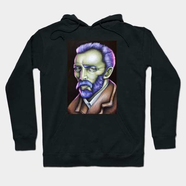 Vincent Van Gogh Hoodie by Toby Sasquatch